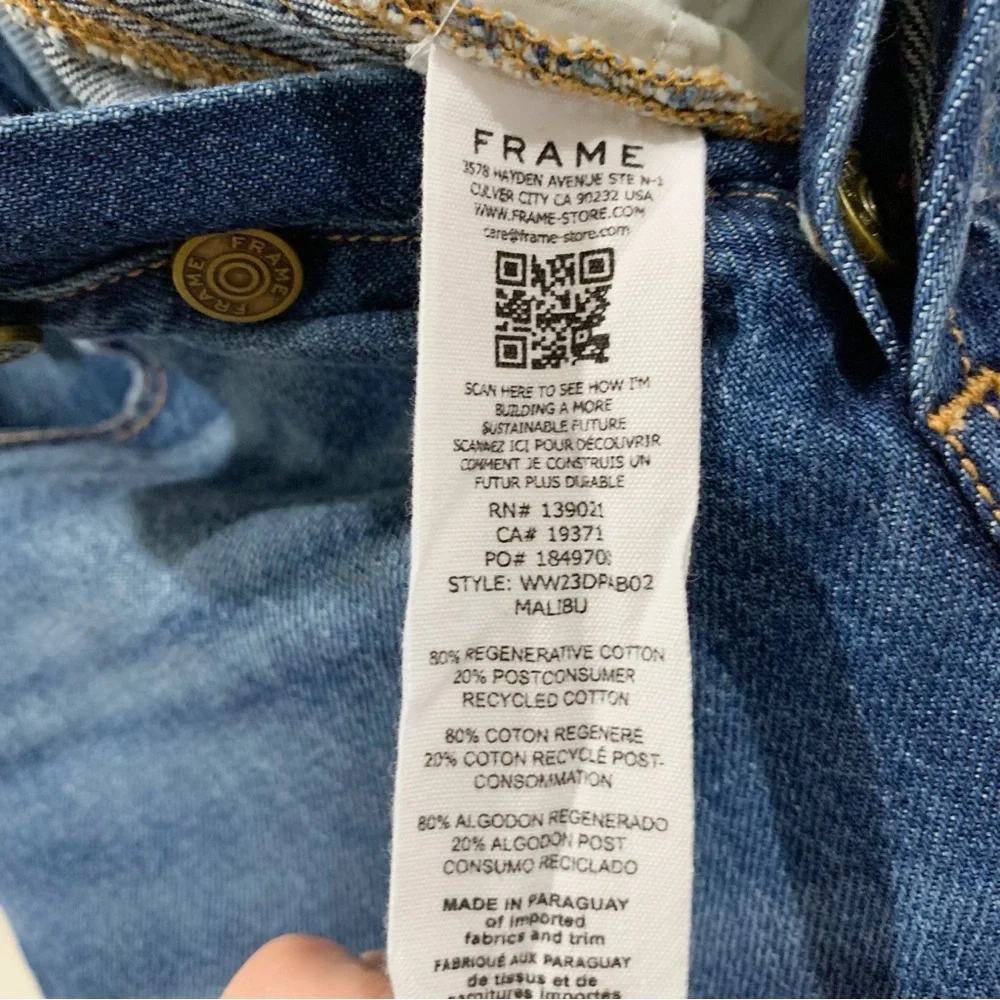 Frame Denim Le Mec Straight Leg Malibu Jeans - Picture 6 of 8